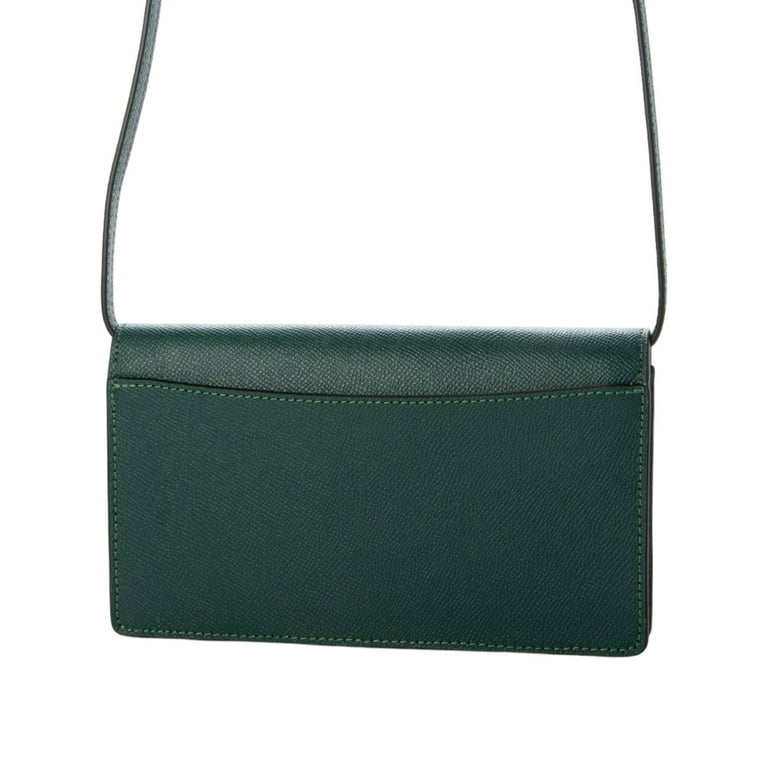 【COACH】FOLDOVER CROSSBODY CLUTCH Coach Foldover Crossbody Clutch in Polished Pebble Leather