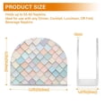 thumbnail image 4 of Yayeee Napkin Holder for Table Kitchen Paper Tissue Organization, Small Pink Pattern, 4 of 8