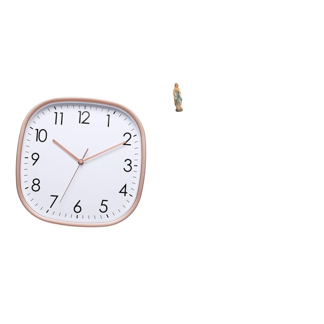 Reloj De Pared Vintage Atemporal Con Diseño De Escultura De La Santísima Virgen María Para Decoración Del Hogar, Comedor, Granja, Gimnasio Y Oficina.