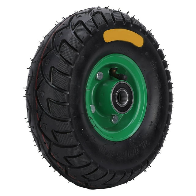 Camión con silla de ruedas, 10,5 pulgadas, 4,10/3,50-4, carro de herramientas integrado, neumático inflable, parte superior de la línea VoborMX herramienta