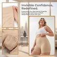 thumbnail image 5 of JQ 2Pack Seamless Boyshorts for Women Tummy Control Shapewear Shorts Anti-Odor Copper Yarn Lift Butt, 5 of 7