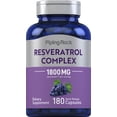 thumbnail image 1 of Suplemento Piping Rock Resveratrol Complex 1800 mg 180 cápsulas, 1 of 7