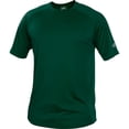 thumbnail image 2 of Rawlings Adult Crew Neck Tech Tee | Dark Green | SML, 2 of 2