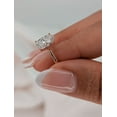 thumbnail image 4 of solitaire jewels 2.5CT Oval Moissanite Solitaire Engagement Ring For Women, 10K Rose Gold, 4 of 6