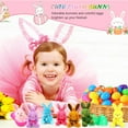 thumbnail image 6 of Easter Eggs with Stuffed Easter Bunny Plush - 12Pcs Colorful Plastic Easter Eggs Filled with Cute Easter Bunny Stuffed Animals, Easter Egg Hunt Toys for Kids, Easter Basket Stuffers & Holiday Party, 6 of 8