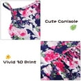 thumbnail image 5 of FRSASU Kids Jumpsuit Clearance,Toddler Girls Baby Jumpsuit One Piece Floral Strap Romper Summer Outfits, 5 of 7