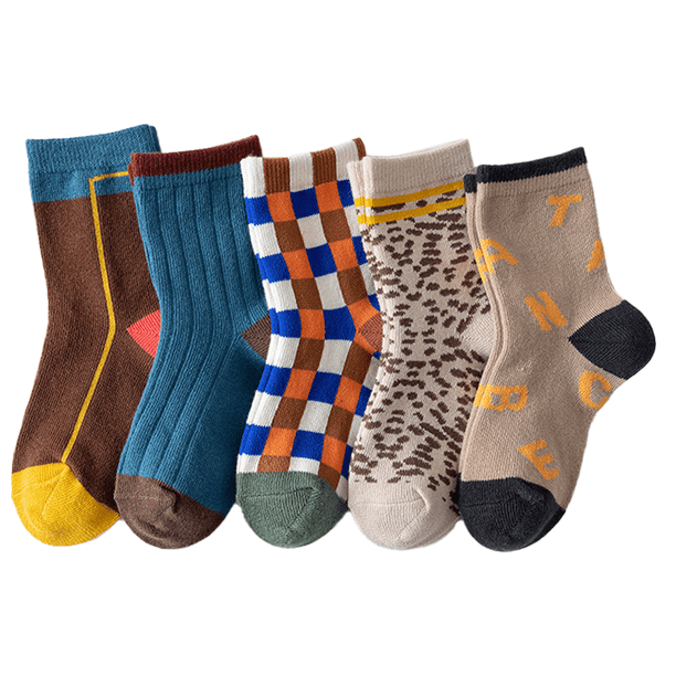Conjunto de calcetines multipack para niñas pequeñas Adepaton CPB-CJZ267-4