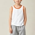 thumbnail image 6 of Teylalorva Boys Tank Tops 2PC Cotton Breathable Crew Neck Sleeveless Kids Casual Summer Soft Underwear 2PC Pink Size 4, 6 of 9