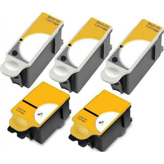 Premium Printer Cartridges for Kodak, 5 Count, 5 Pack