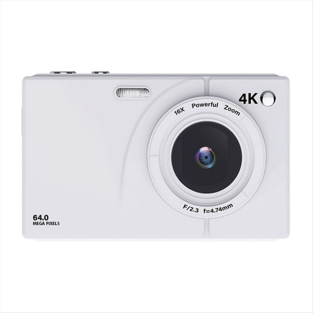 Cámara Digital CCD 4K de 64 MP con Wifi, Zoom Digital de 16 Aumentos, Pantalla de 2,8 Pulgadas, Tarjeta de 32 GB, Color .