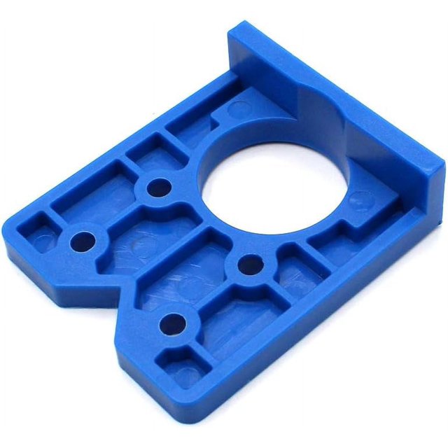 Precision Guide for Hassle-Free Installation ABS Blue Hinge Hole Locator