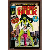 Marvel Comics - She-Hulk - The Savage She-Hulk #1 Wall Poster, 14.725" x 22.375", Framed