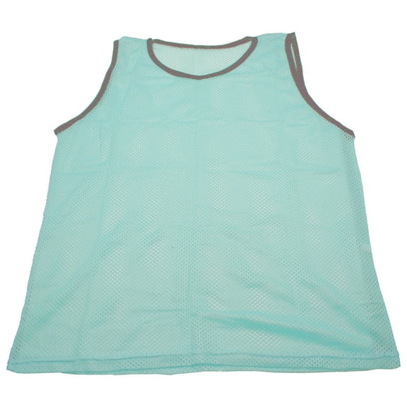 Adult Sky Blue Scrimmage Training Vests Pinnies, Quantity 6