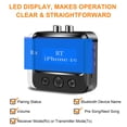 thumbnail image 3 of Transmisor Receptor Bluetooth para TV, Adaptador de Audio Bluetooth para Estéreo Doméstico con RCA 3.5mm AUX y Pantalla, Transmisor Bluetooth para Auriculares/Altavoces/Avión/Cine en Casa/PC/Coche, Sa, 3 of 5