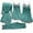 Green, variant on Kelon Intimates Clearance Sale Women's Blended Pajamas Women's Satin Pajama Set 5Pcs Sexy Sleepwear Silky Pajama Set Lace Cami Pjs With Robe Nightwear
