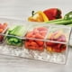 thumbnail image 5 of Bandeja para condimentos refrigerada con hielo, bandeja para servir suministros de fiesta para servidor de comida tipo bufé, garantía de frescura con cámara de hielo, material irrompible no tóxico,, 5 of 8