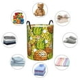 thumbnail image 6 of Goofa Tropical Summer Fruit Printed Circular Hamper,Laundry Basket with Handles,Storage Baskets Foldable,Large Capacity Laundry Hamper-Medium, 6 of 8