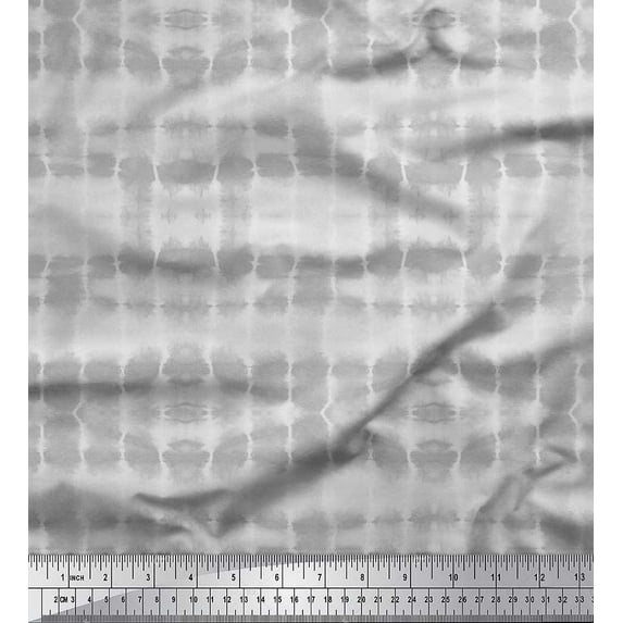 Soimoi Cotton Duck Fabric Animal Skin Tie-Dye Printed Craft Fabric by The Yard 56 Inch Wide