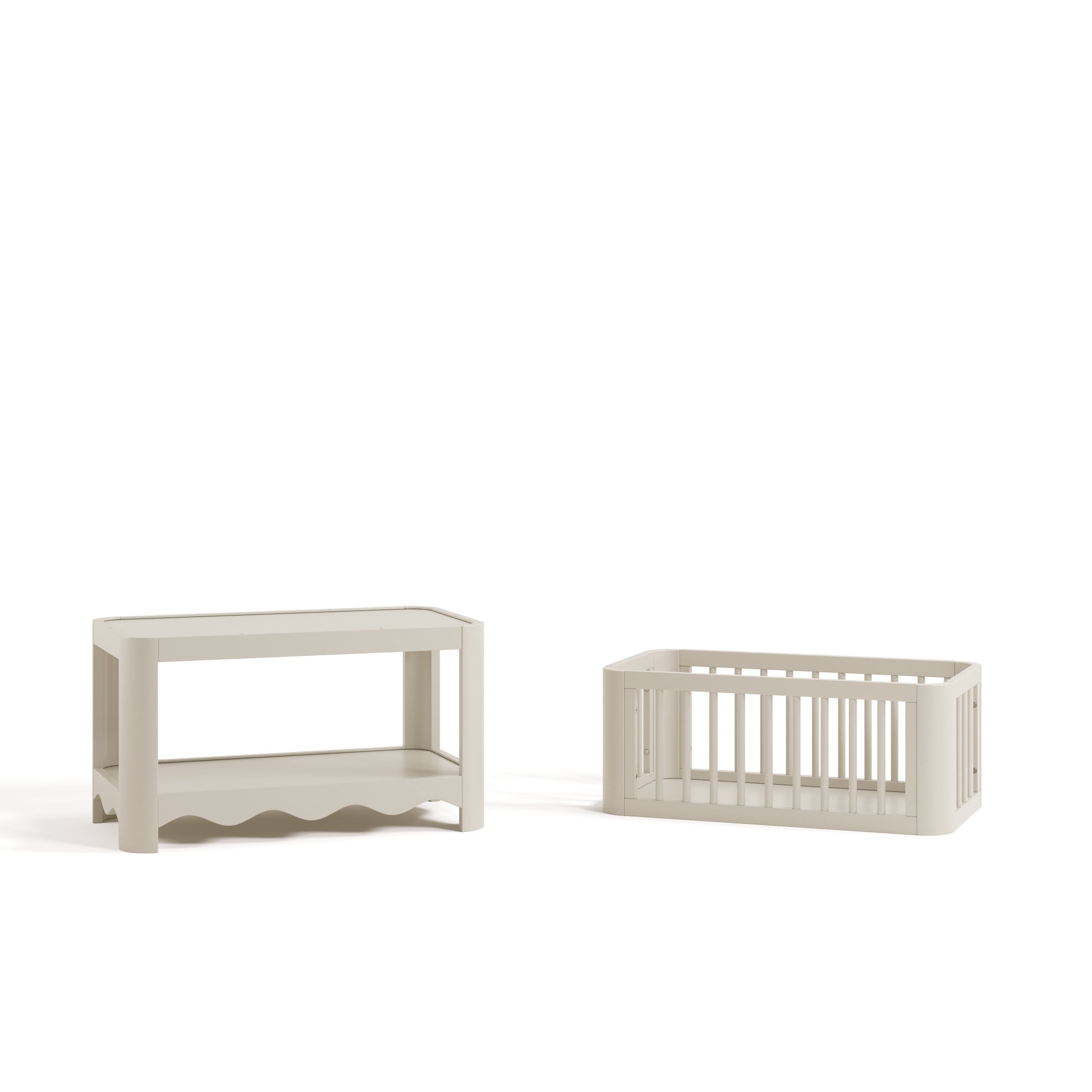 Storkcraft Casablanca 3-in-1 Convertible Bassinet, Frosted Oat