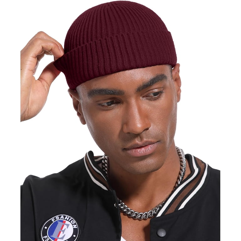 2Pcs/4Pcs Unisex Wool Short Fisherman Beanie for Men Women  display picture 2