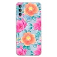 thumbnail image 1 of Funda Antigolpes InstaCase para Moto G71 5G Flores Rosas y Naranjas, 1 of 4