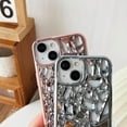 thumbnail image 4 of Chrome Plating Electroplated Mirror Compatible with iPhone Case (Silver,iPhone 13 Pro), 4 of 6
