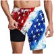 thumbnail image 1 of Pantalones Cortos Casuales para Hombre Imprimir con Bolsillos Pantalones de Playa de Cintura Elástica, Pantalones Cortos de Cintura Elástica para Hombre, 1 of 5