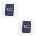 thumbnail image 1 of Naiovety Libro de almacenamiento de monedas portátil 120 rejilla rectangular alta transparencia impermeable a prueba de humedad a prueba de Azul 2piezas, 1 of 6