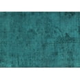 thumbnail image 1 of Ahgly Company Machine Washable Indoor Rectangle Oriental Turquoise Blue Industrial Area Rugs, 6' x 9', 1 of 4