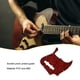 thumbnail image 4 of sweethay Golpeador ligero, resistente al agua, a prueba de herrumbre, placa para rascar con agujeros, resistente al desgaste, piezas de guitarra Accesorios para instrumentos musicales, 4 of 6