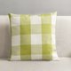 thumbnail image 2 of AQITTI - Almohada de lino y algodón con estampado de rayas cuadradas para decoración navideña, para sala de estar, sofá, hogar, 45,7 x 45,7 cm (con inserto), 2 of 6