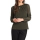 thumbnail image 1 of INSPIRAR CHIC Blusa de gasa para mujer con cuello de ojal, mangas de patchwork, elegante top de trabajo en color azul marino oscuro y verde, 1 of 6