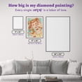 thumbnail image 4 of DIAMOND ART CLUB Clementine Diamond Painting Kit, 4 of 4