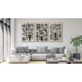 thumbnail image 3 of Hieng Wall Art Canvas Set Abstract Lines Pictures Modern Mid Century Boho Wall Decor Minimalist Abstract Black Stroke Lines Canvas Painting Artwork Living Room Bedroom Unframed, 3 of 6