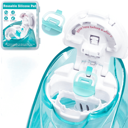 CYOUH Reusable Silicone Pads Refills Accessories for Nasal Irrigation System, 10 Piece
