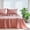 Mocha Brown, variant on Sheets Queen Size Bed Set 100% Cotton Bed Sheets Gauze 4 Pcs White Muslin Sheet Set 16" Deep Pocket Sheet & Pillowcase Sets Boho Breathable Soft Queen All Season Bedding Sets