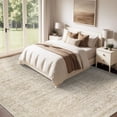 thumbnail image 4 of Washable Rug 8x10 Area Rugs: Modern Geometric Rugs For Living Room Non Slip Soft Low Pile Moroccan Indoor Carpet Bedroom Dining Home Office (beige  8'x10'), 4 of 8