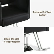 BarberPub Classic Hydraulic Barber Chair Chaise Barber Recline Adjustable Salon Beauty Spa Chair Hair Styling 2065