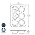 thumbnail image 5 of Nordic Ware Naturals® Compact Ovenware Muffin Pan, 5 of 9