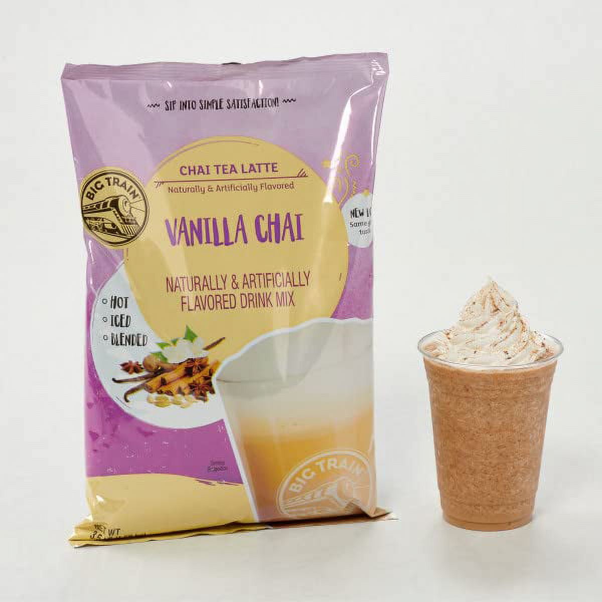 Big Train Vanilla Chai Tea Latte Instant Powdered Mix, 3.5 Pound Bag