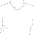 thumbnail image 4 of Collier de Mode Simple Classique pour Mariée Bleu Rouge Blanc Perle Simulée Bracelet Extensible Ensemble de Bijoux pour Femmes pour Mariage 9MM, 4 of 6