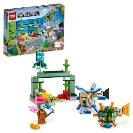 UPC: 0673419358514 | LEGO Minecraft The Guardian Battle Set  21180 Coral Fish Toy  Gifts for Kids  Boys and Girls Age 8 Plus with Mobs Figures