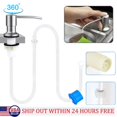 thumbnail image 3 of 360° Sink Soap Dispenser, Stainless Steel, Kitchen Hands Liquid Pump Bottle Tube, 3 of 6