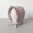 thumbnail image 4 of TFEOQRY Toddler Baby Bonnet Hat Ruffled Edge Breathable Cotton Adjustable Strap UV Protection Summer Sun Hat, 4 of 6