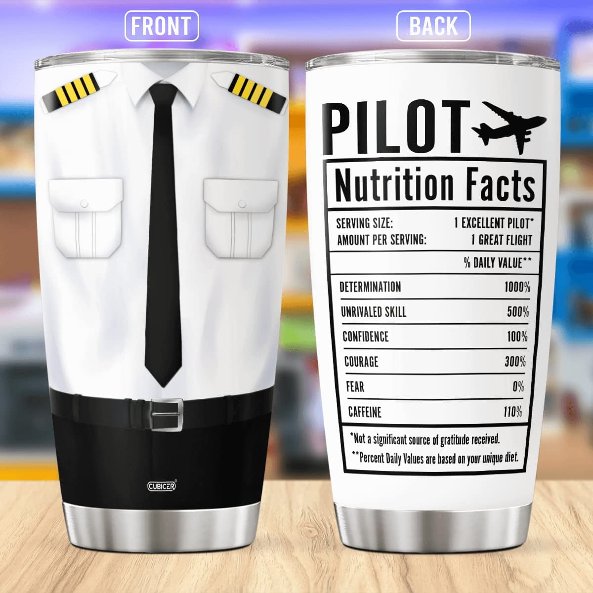 Flight Sim Pilot Mug, Funny Flight Simulator Coffee Mugs, Tumbler