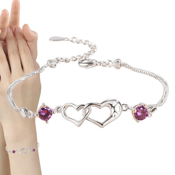 AOKAILA Mother Daughter Bracelets Elegant Sister Bracelets Romantic Stylish Bangle Jewelry For Girlfriend Bridesmaid Bride Grandma Friend Wedding Valentine's justifiable