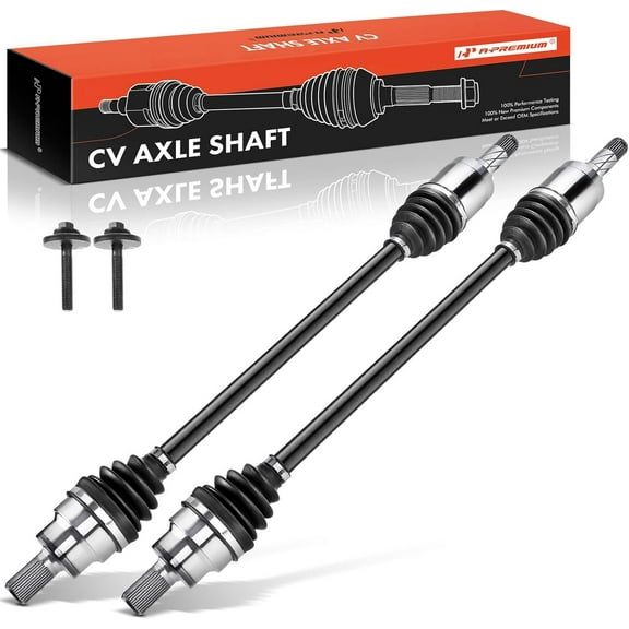 A-Premium Pair (2) Rear CV Axle Shaft Assembly Compatible with Volvo XC90 2003-2014, Driver and Passenger Side, Replace# 8602597, 8603562