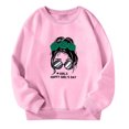 thumbnail image 3 of ZHOUCHANKIDS Sweatshirts for Teen Girls Y2k Kids Clothes Girls Cute Sweaters Autumn and Winter Part Letter Printed Round Neck Long Sleeved Shirts Cute Pullover 11-12 Years, 3 of 6