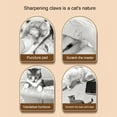 thumbnail image 3 of Cat Scratcher Bed Scratch  Corrugated Paper, Integrated Design Stress Relief Cat Scratch Bowl Spacious Design, Not Easy To Wear Or Fall Off, 3 of 8