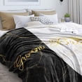 thumbnail image 2 of LHSHID Wedding Gifts for Couples Wife Anniversary Blanket Flannel Soft and Comfortable Anti static Bed Sofa Blanket 30x40in, 2 of 6